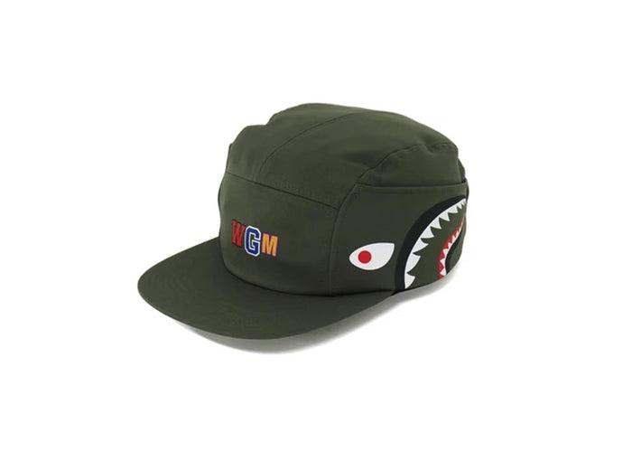 Bape Shark Jet Cap Olive