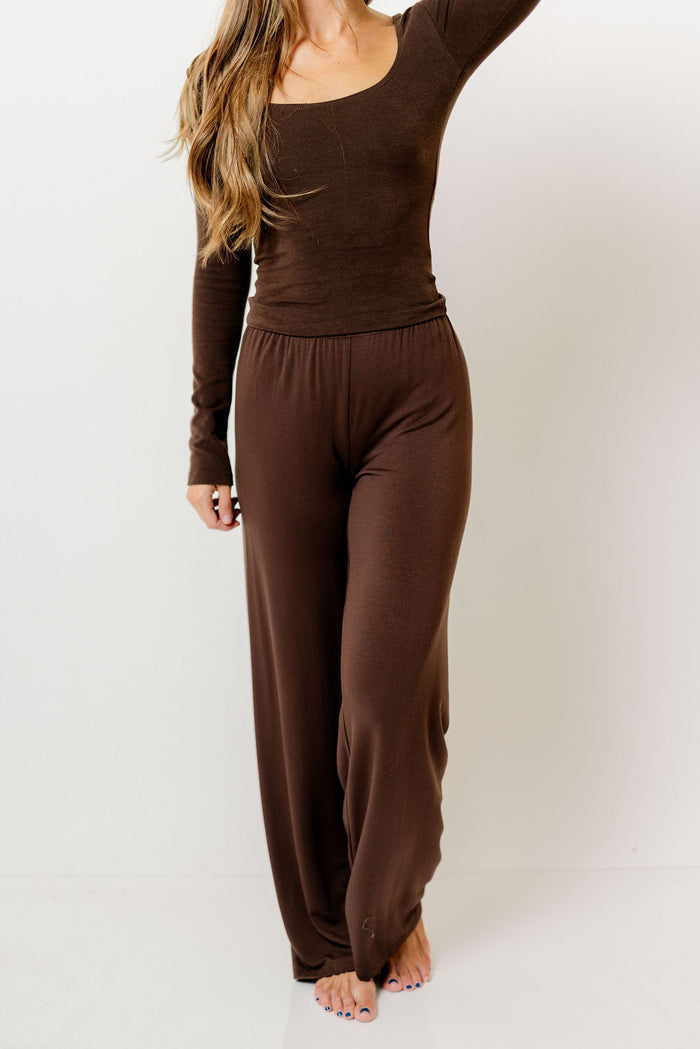 Be Mine Premium Lounge Pant in Espresso