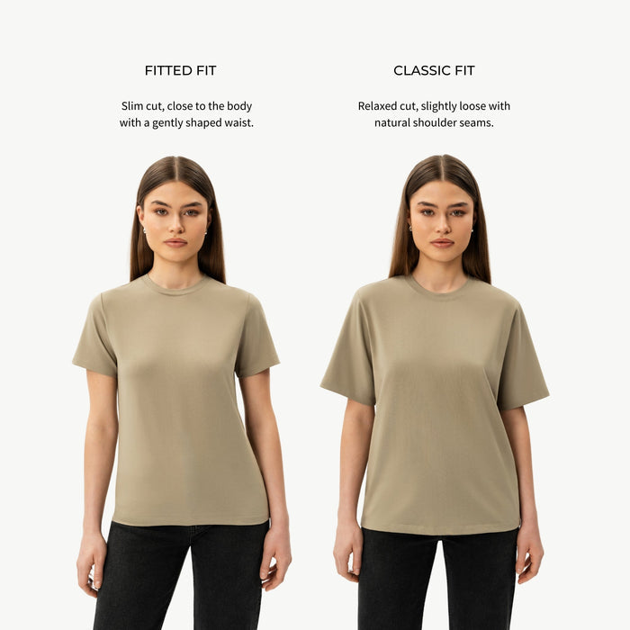 Pima T-shirt fit comparison