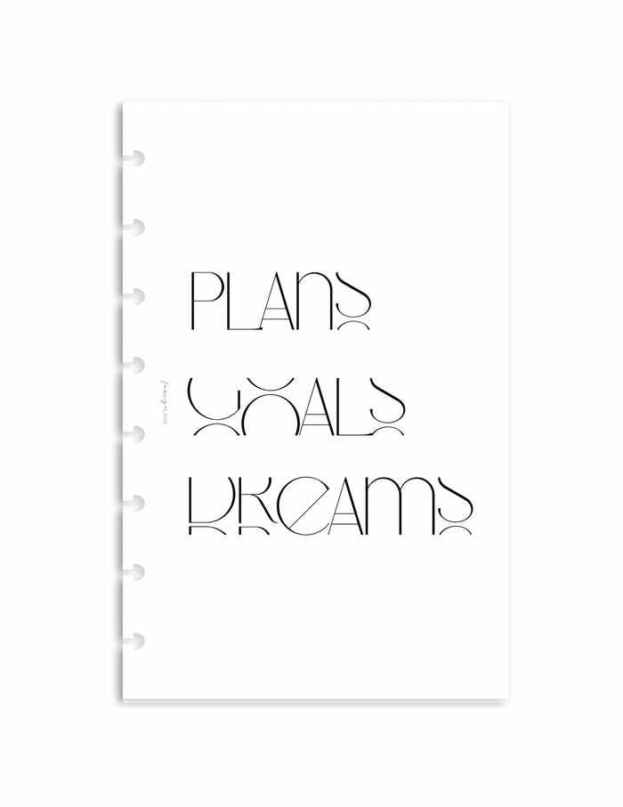 Dashboard | Plans, Goals, Dreams
