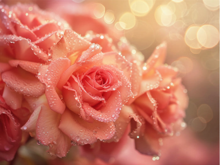 Dew-Kissed Roses