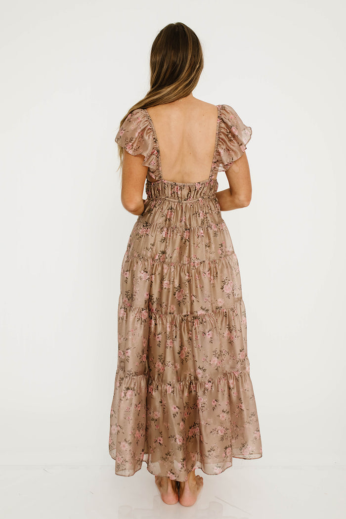 Enchanted Maxi Dress in Mauve Floral