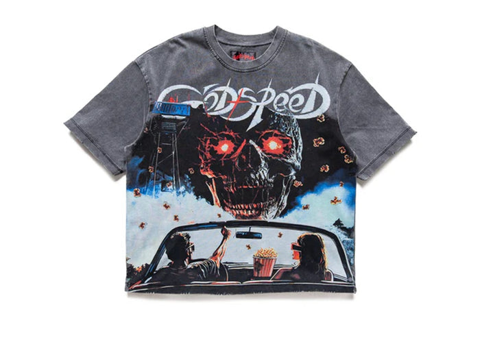 Godspeed Drive In Tee Washed Black