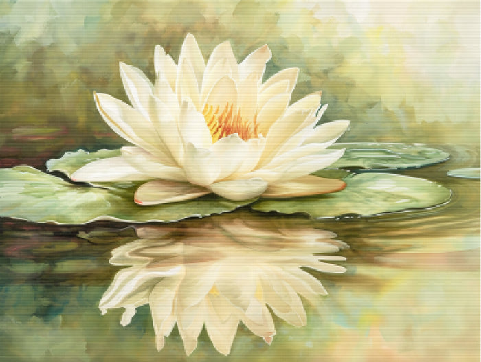 Intimate View Of A Lotus Flower