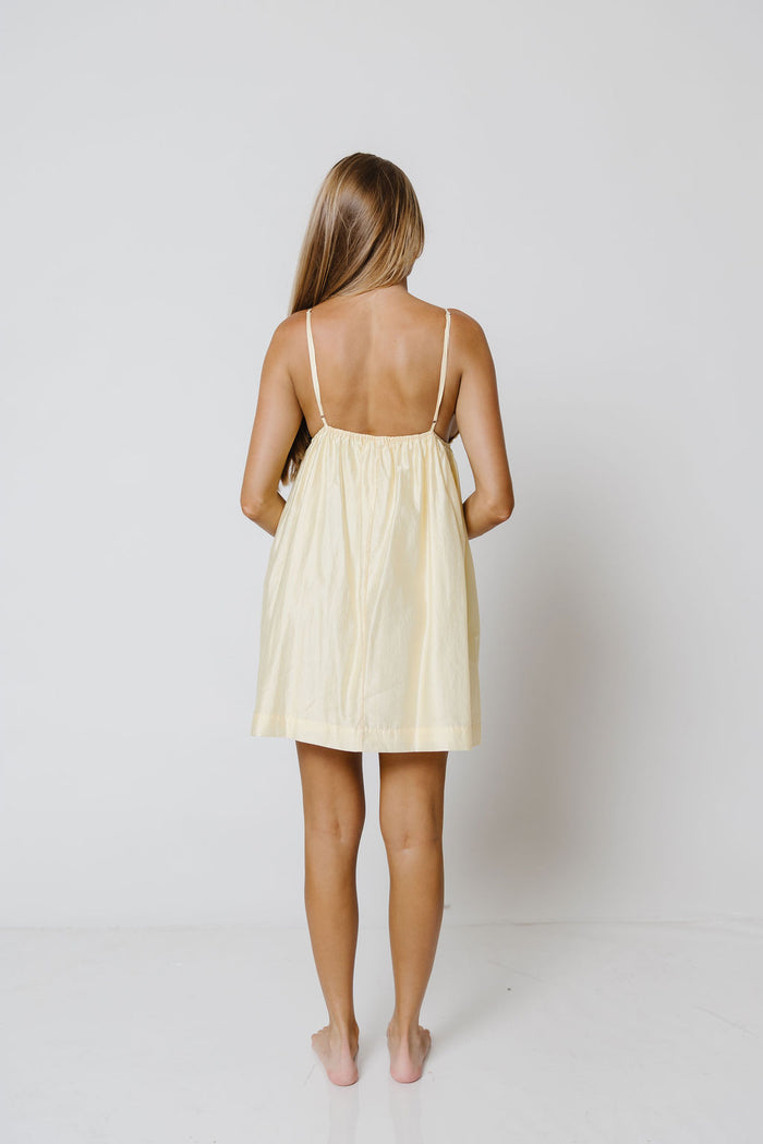 Leigh Mini Dress in Butter *Final Sale*