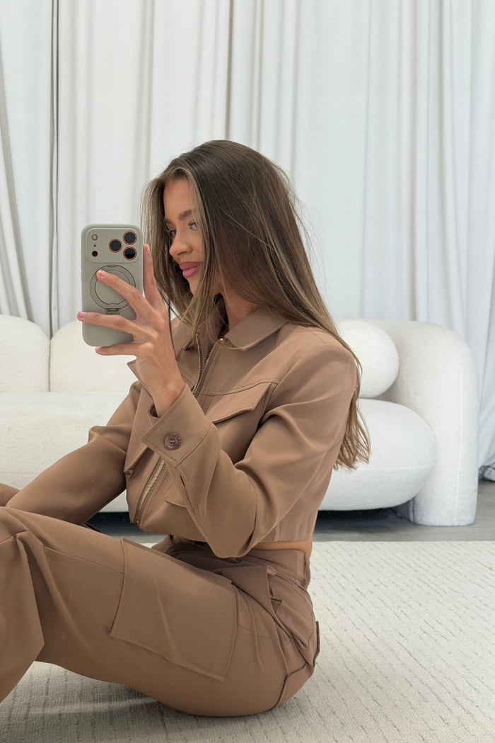 Madeira Set in Khaki *Final Sale*