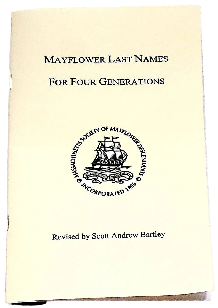 Mayflower Last Names For Four Generations