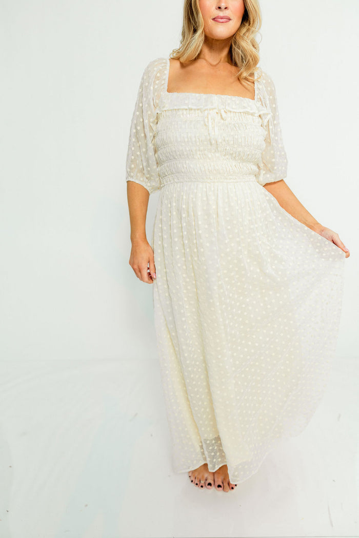Meadowlark Maxi Dress in Cream