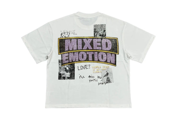 Mixed Emotions Lost Identity Tee White