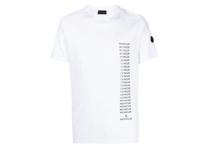 Moncler-Repeat Logo-Print Cotton T-Shirt