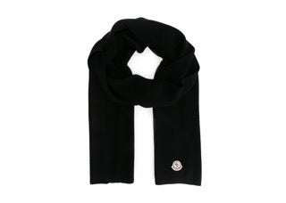 Moncler Wool Scarf Black