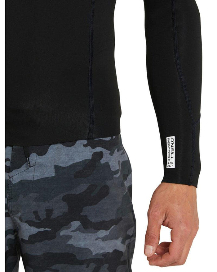 O'Neill Reactor II 1.5mm L/S Wetsuit Jacket-Black/Gunmetal-S-Skiforce Australia