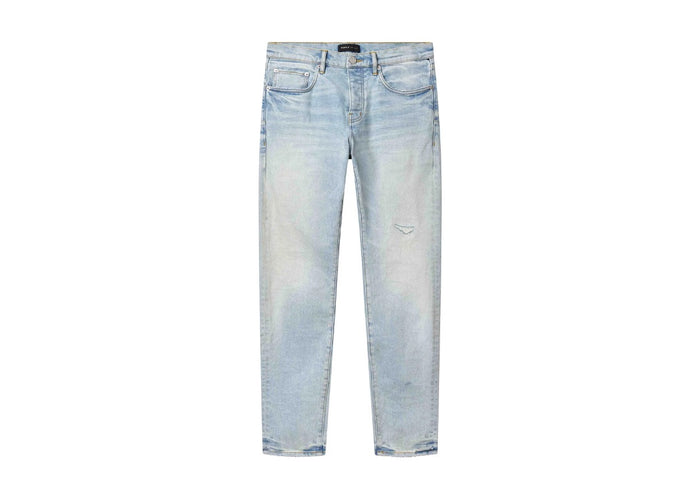 PURPLE BRAND Skinny Fade Distressed Jeans 'Light Indigo'