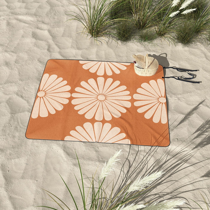 Retro Daisy XXII Outdoor Blanket