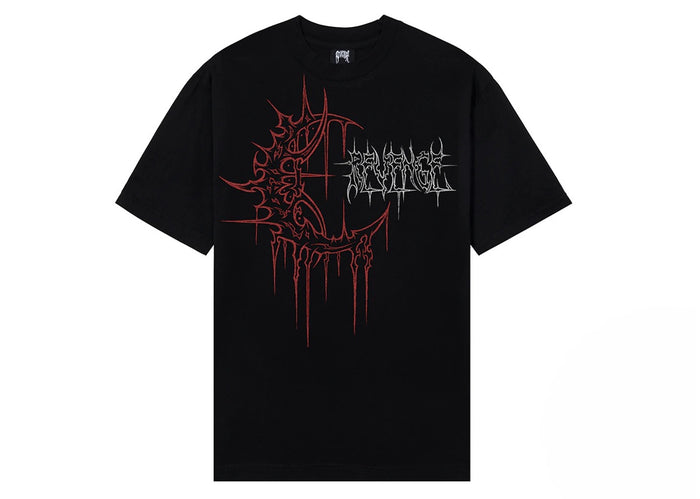 Revenge Crescent Tee Black