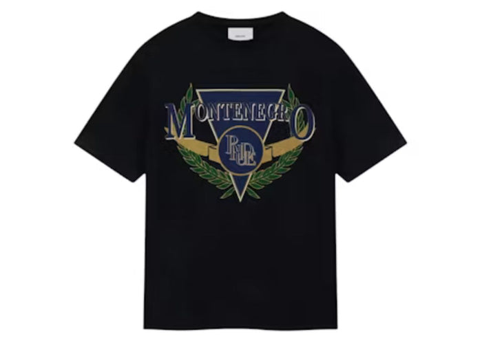 Rhude Montenegro Regatta Tee Vintage Black/Navy