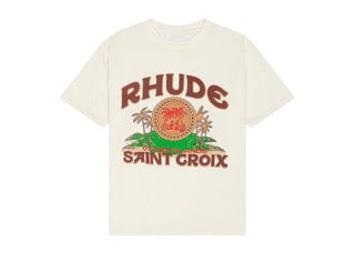 Rhude Saint Croix T-Shirt 'Vintage White'