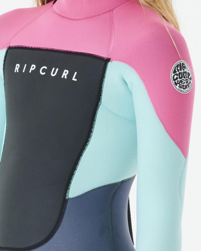 Ripcurl Omega Jnr 3/2mm E-Stitch BZ Steamer-Pink-8-Skiforce Australia