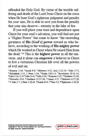 Searching For A Higher Power? (NKJV)