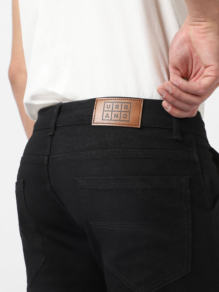 Slim Men Black Jeans