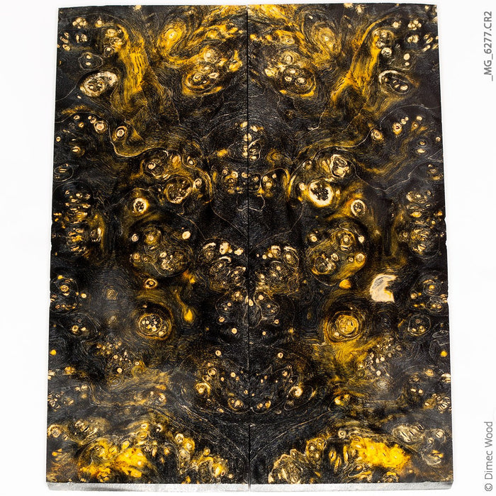 Stabilized wood box elder burl panels