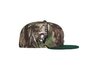 Supreme New Era Reaper S Logo 59Fifty Fitted Hat Woodland Camo