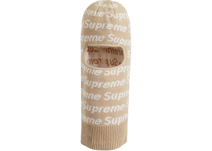 Supreme New Era Repeat Balaclava Taupe