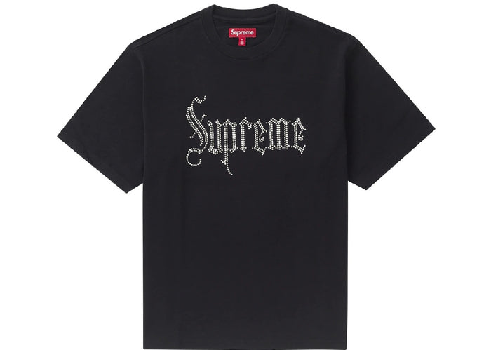 Supreme Rhinestone S/S Top Black