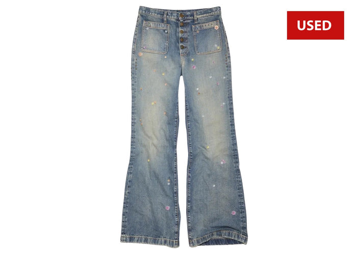 (USED) Acne Studios Flora Sticker Flared Jeans