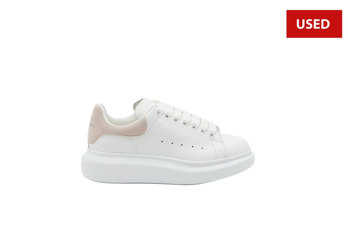 (USED) Alexander Mcqueen Oversized Sneaker in White/Patchouli - Sz 6
