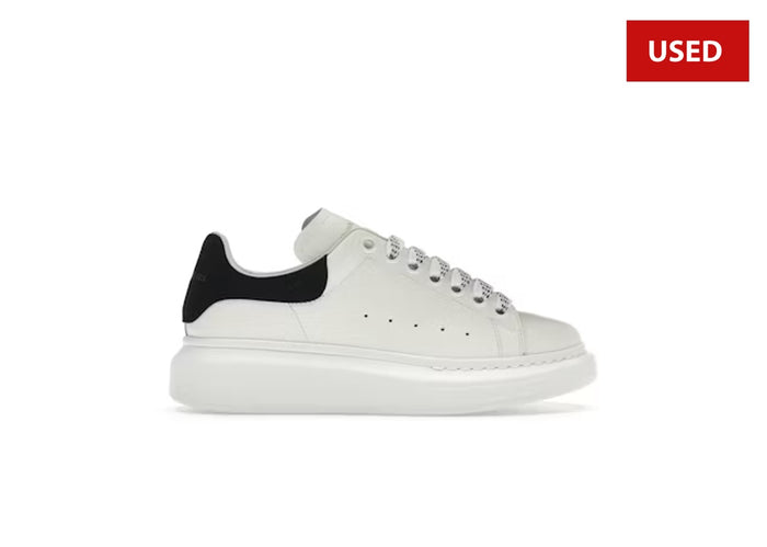 (USED) Alexander McQueen Oversized White Black (Women's) - Sz 7.5