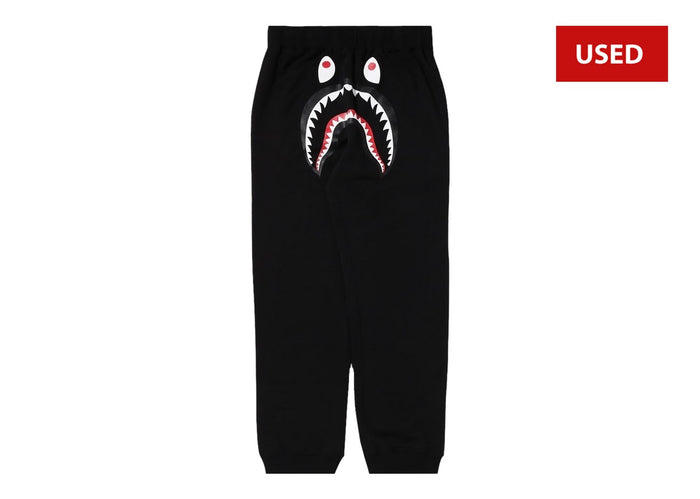 (USED) BAPE Shark Sweat Pants 'Black'