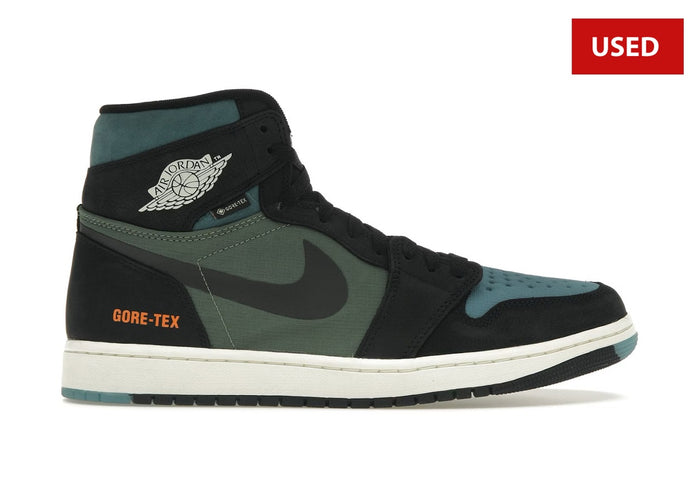 (USED) Jordan 1 Retro High Element Gore-Tex Black Olive - Sz 13
