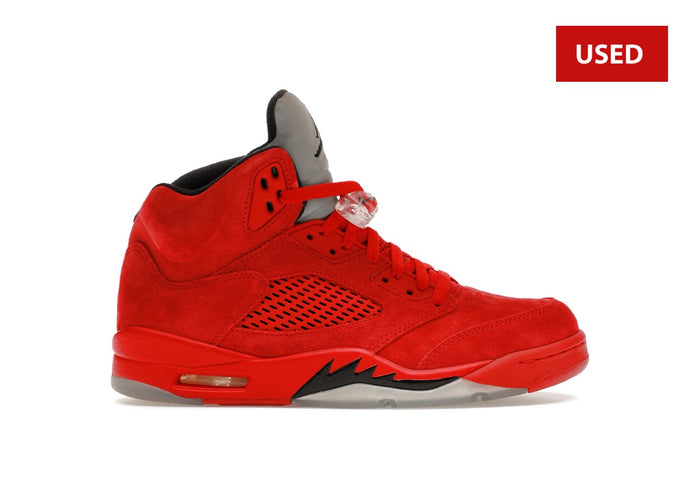 (USED) Jordan 5 Retro Red Suede - Sz 9.5