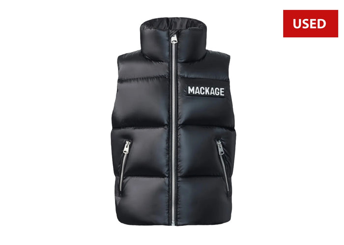 (USED) Mackage Light Down Vest Black