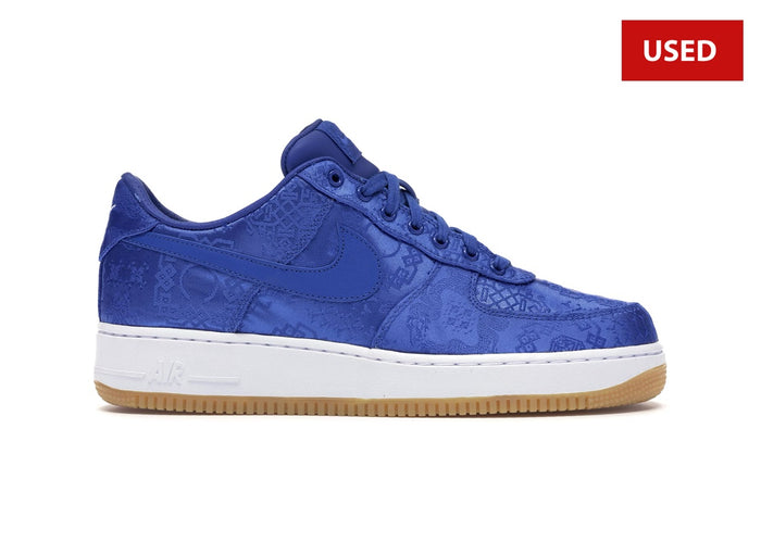 (USED) Nike Air Force 1 Low CLOT Blue Silk - Sz 10.5