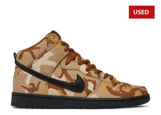 (USED) Nike SB Dunk High Pro Desert Camo - Sz 13