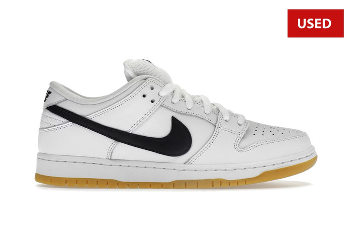 (USED) Nike SB Dunk Low Pro White Gum - Sz 8