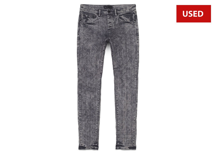 (USED) Purple Brand Film Jacquard Denim Light Grey