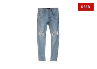 (USED) PURPLE BRAND Slim Blowout Jean 'Blue'