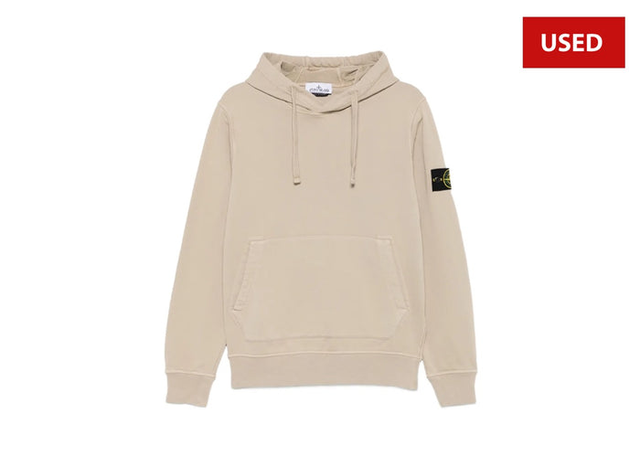 (USED) Stone Island Logo Patch Hoodie Neutral