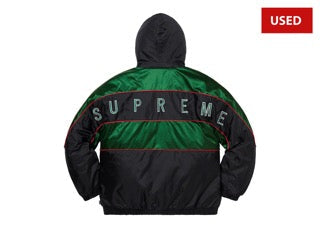 (USED) Supreme Sports Piping Puffy Jacket Black
