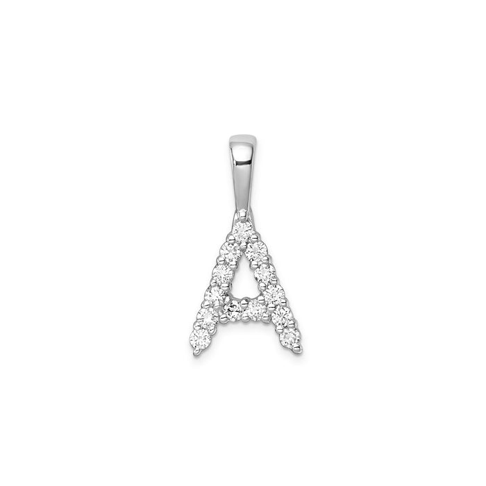 0.14ct Lab Grown Diamond Pendant in 9K White Gold
