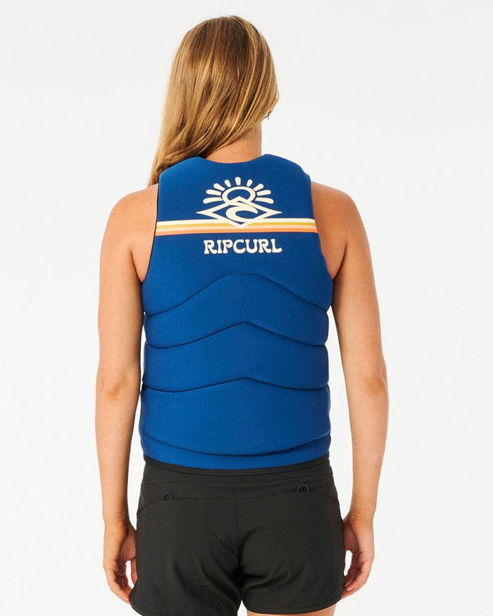 2023 Ripcurl Dawn Patrol Womens Vest-Charcoal-8-Skiforce Australia