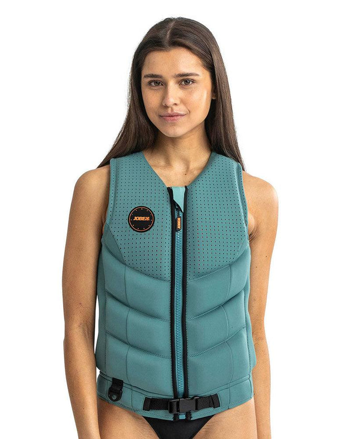 2023 Jobe Fragment Womens Vest-Teal-8-Skiforce Australia