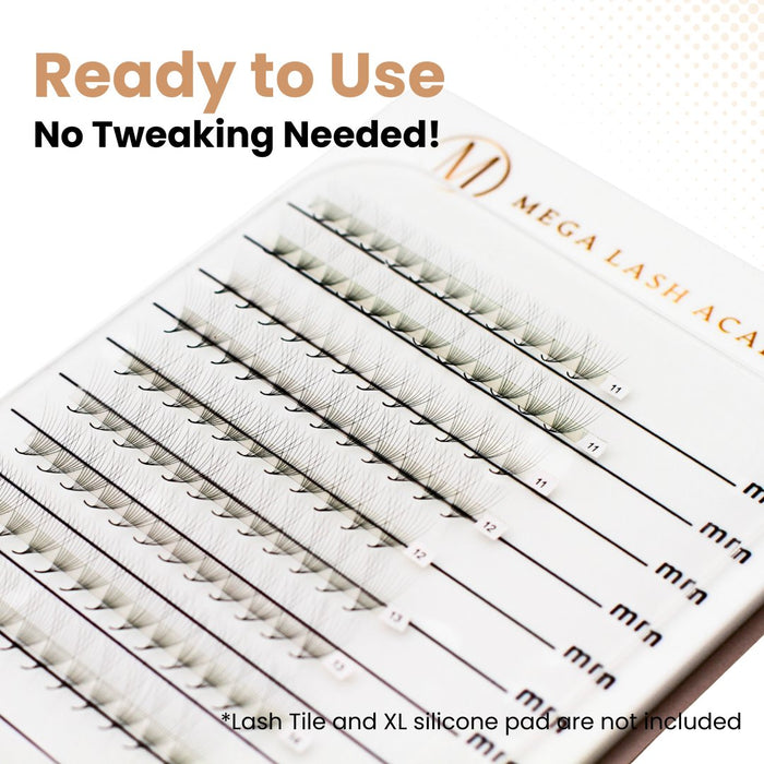 20D Mix Rapid Promade Fans® - 500 Fans Promade Fans Mega Lash Academy