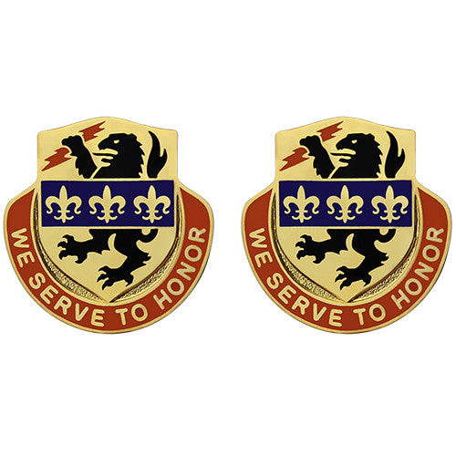 392nd Signal Battalion Unit Crest (We Serve to Honor) Army Unit Crests