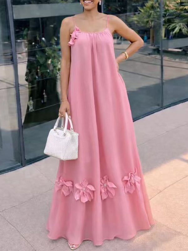 3D Floral Cami Dress