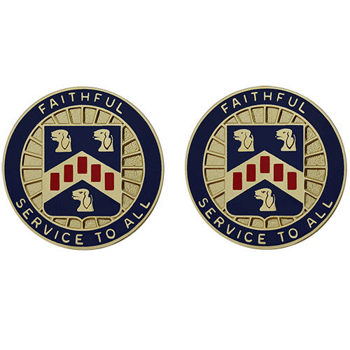 408th Personnel Services Battalion Unit Crest (Faithful Service to All) Army Unit Crests