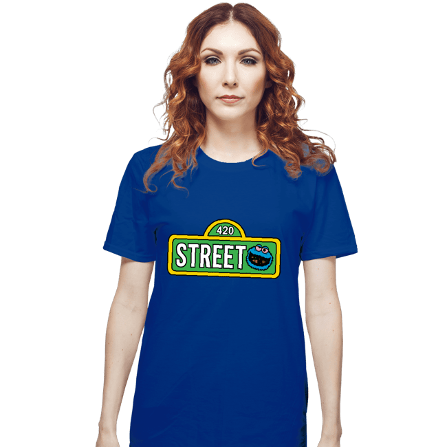 Secret_Shirts T-Shirts, Unisex / Small / Royal Blue 420 Street